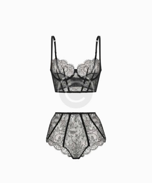 Sheer lace set